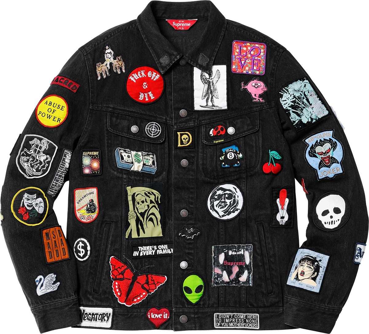 Patches Denim Trucker Jacket view 4